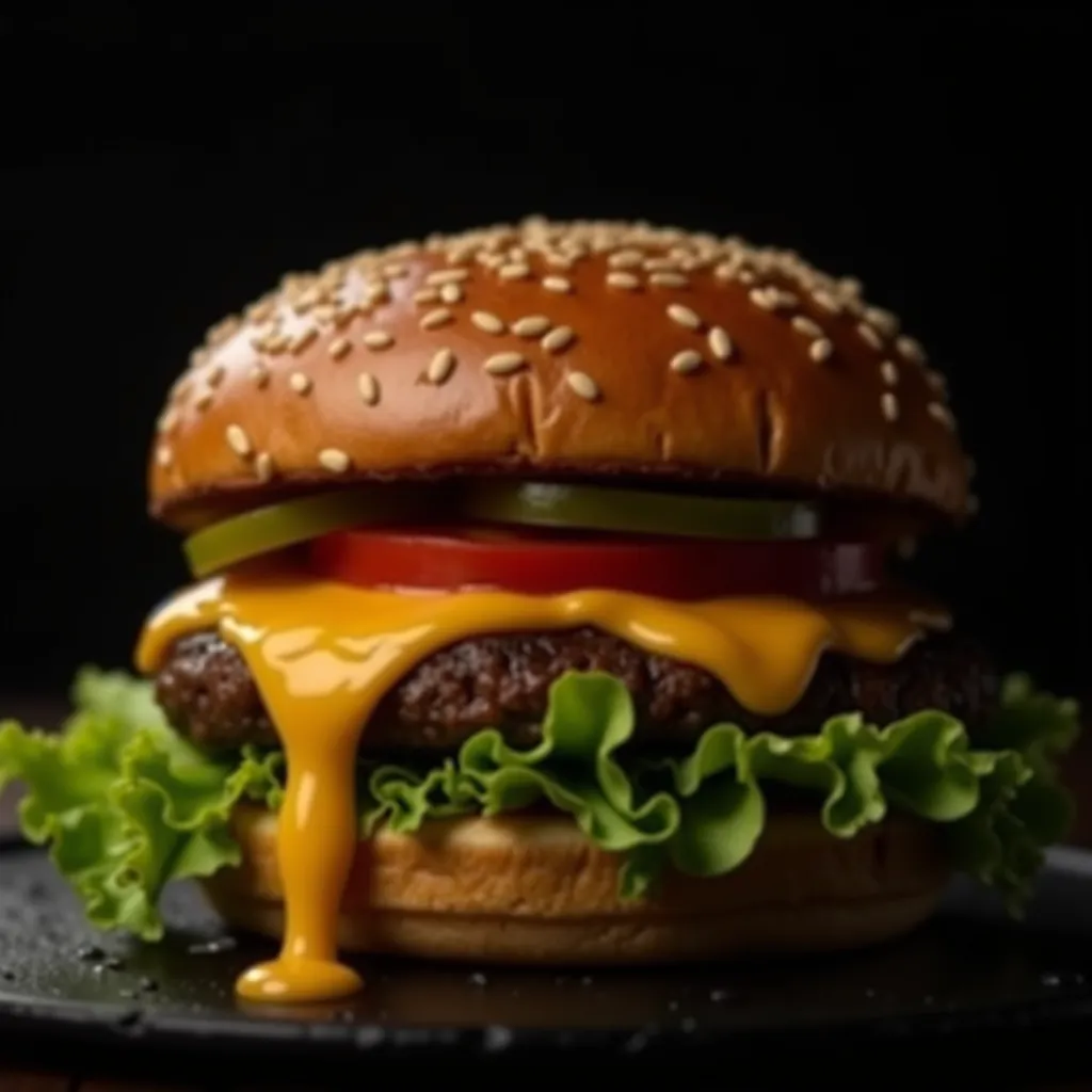 Food commercial burger