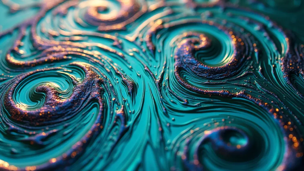 Liquid abstract macro