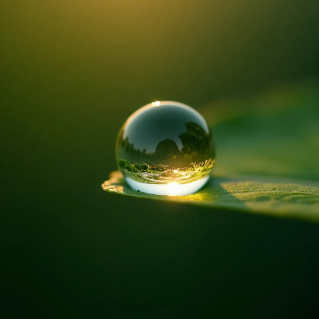 Texture macro dewdrop
