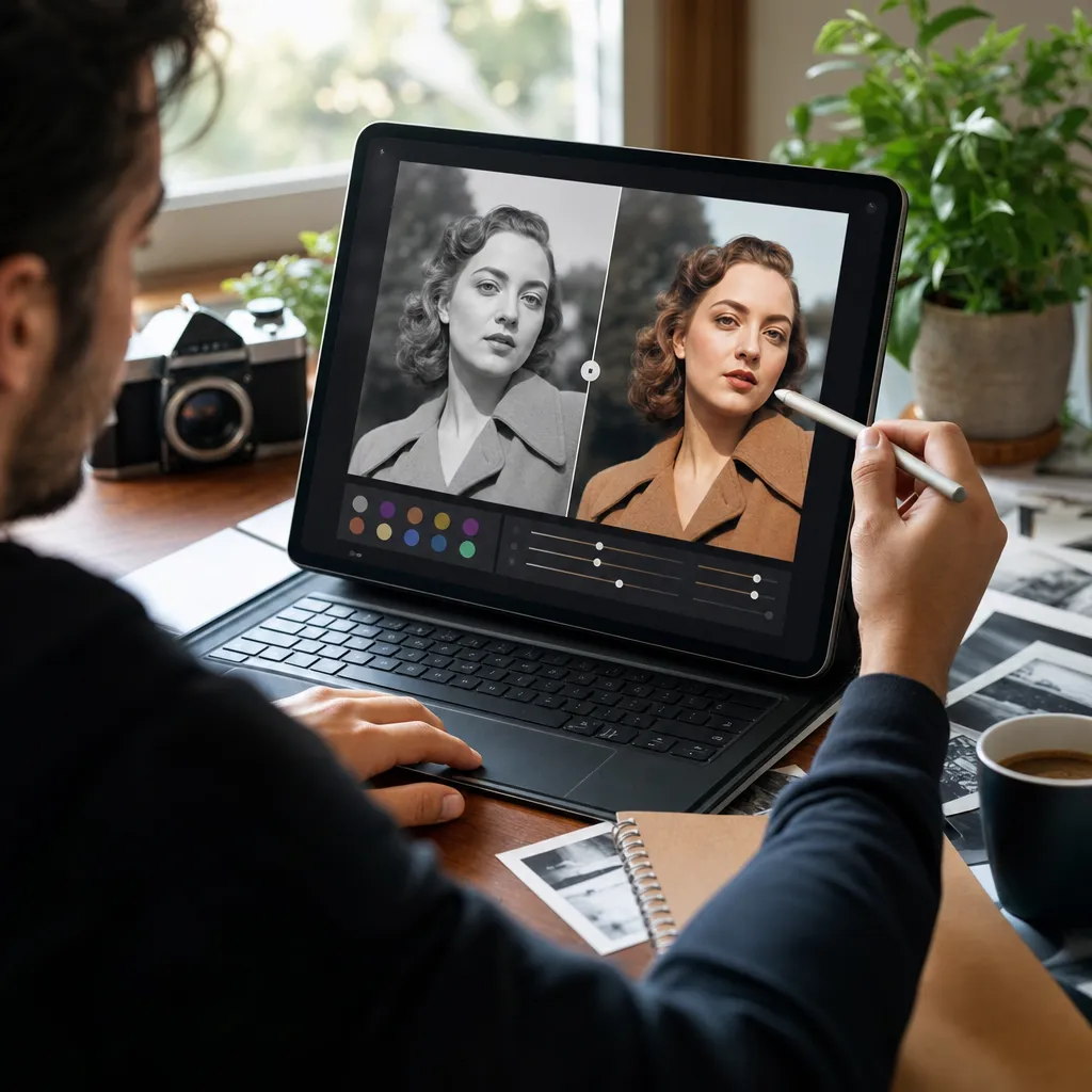 Step-by-Step: Colorize a Photo on Nexvy with Nano Banana